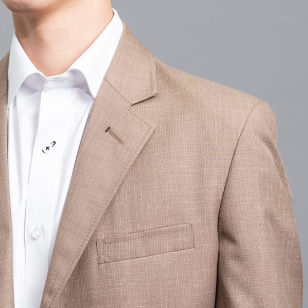 saco khaki estructura labrada marca bcasual cl sico 153092 KHAKI 2