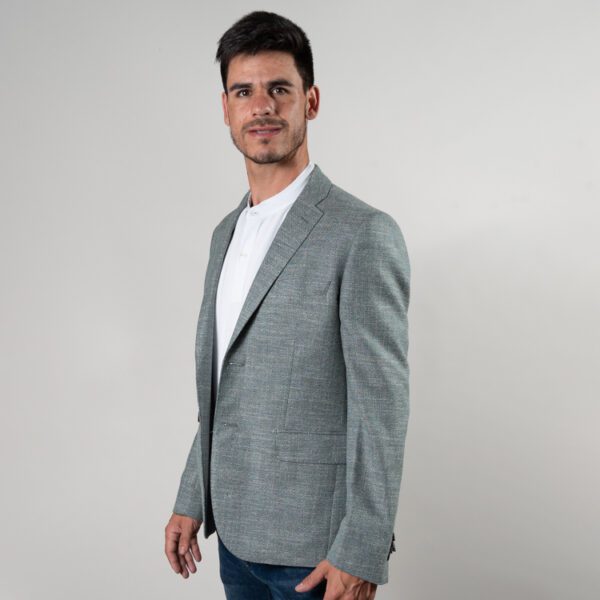 saco verde estructura labrada marca bcasual slim 150964 VERDE 1