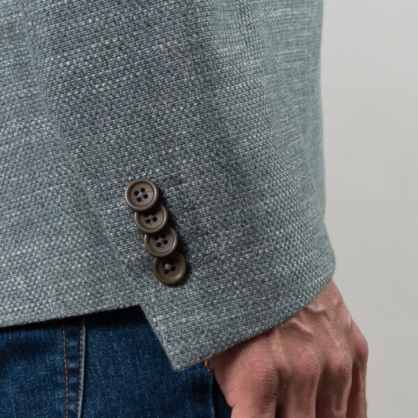 saco verde estructura labrada marca bcasual slim 150964 VERDE 4