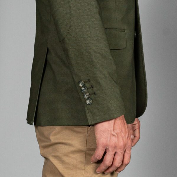 saco verde estructura labrada marca bcasual slim 155667 VERDE 4