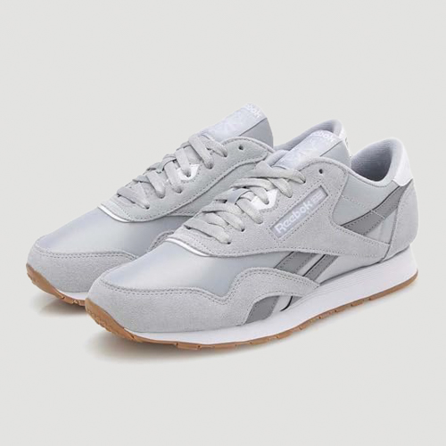 sneakers gris diseno 100074325 marca reebok cl sico 158626 GRIS 1