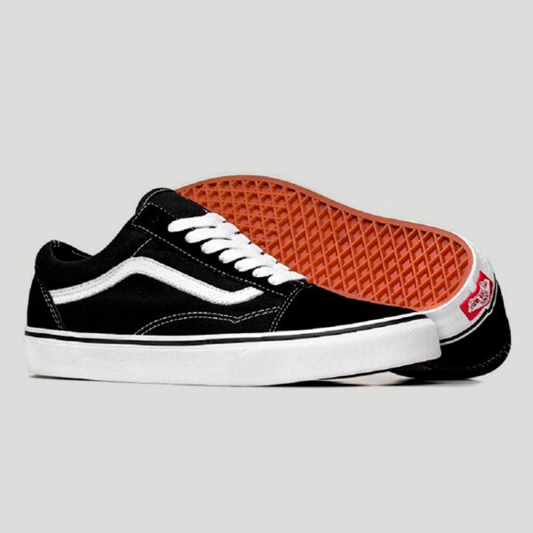 sneakers negro estilo vn000d3hy28 marca vans cl sico 123575 258206 4