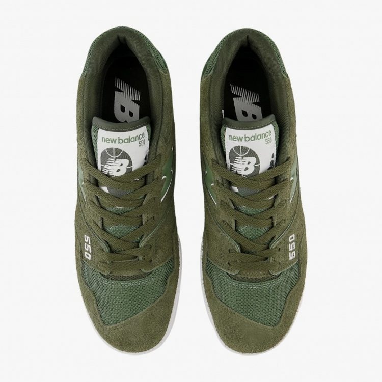 sneakers verde estilo bb550phb d marca new balance cl sico 160299 VERDE 2