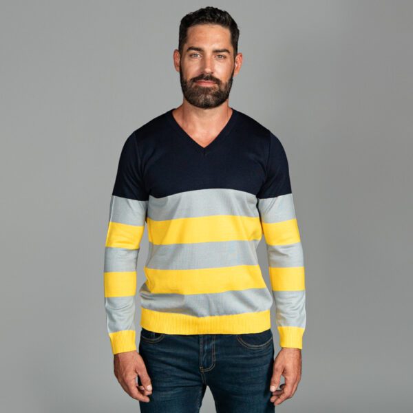 sueter amarillo estructura labrada marca emporium cl sico 156313 AMARILLO 1
