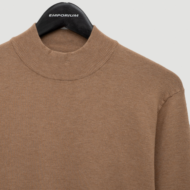 sueter beige estructura plana marca perry ellis cl sico 159902 BEIGE 2
