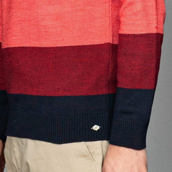 sueter rojo estructura labrada marca emporium cl sico 156321 ROJO 4