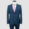 traje azul estructura abstracta marca colletti slim 154396 AZUL 1
