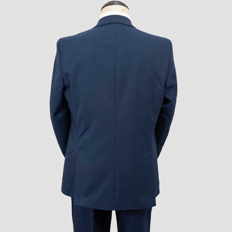 traje azul estructura labrada de puntos marca colletti cl sico 148894 AZUL 4