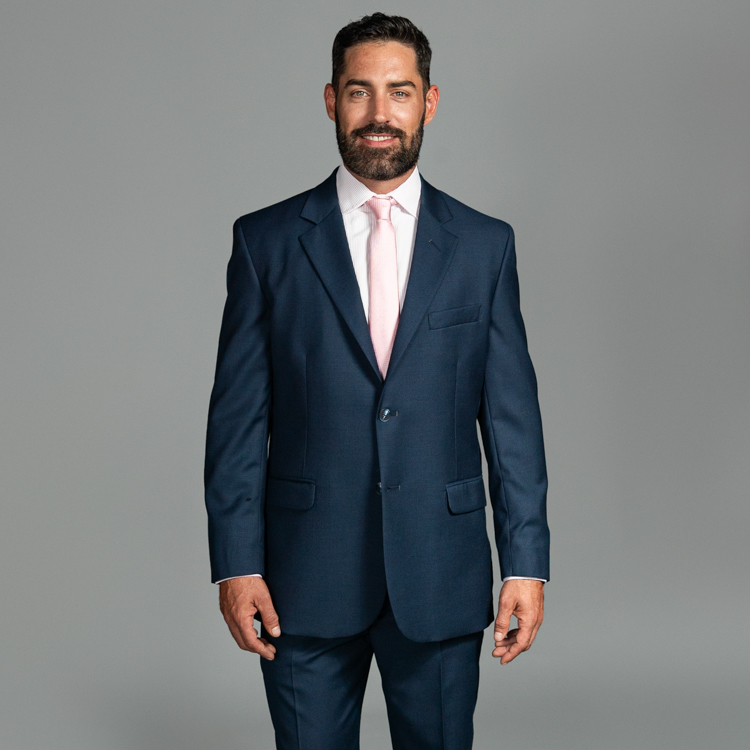 traje azul estructura labrada marca colletti cl sico 155178 AZUL 1