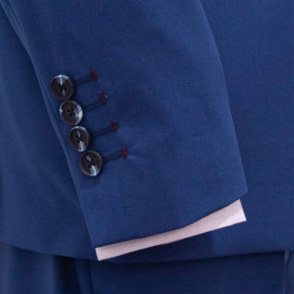 traje azul estructura labrada marca colletti slim 142655 AZUL 4