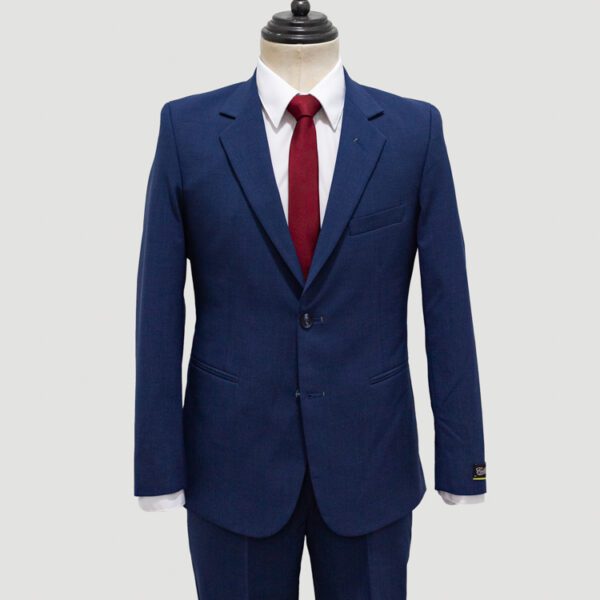 traje azul estructura labrada marca colletti slim 147093 235881 1