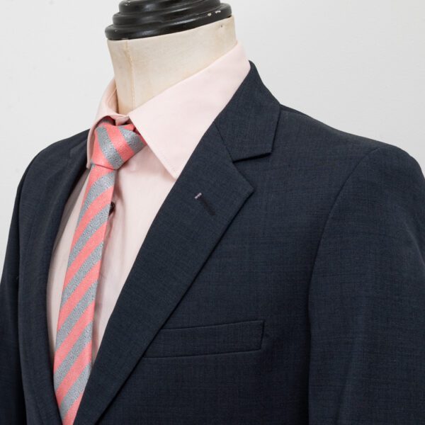traje azul estructura labrada marca colletti slim 147905 AZUL 2