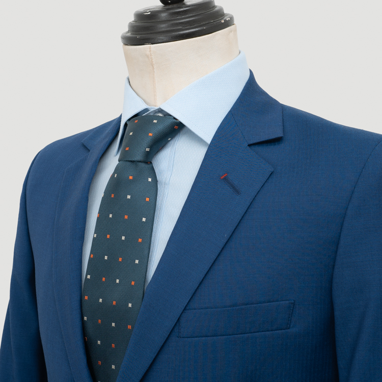 traje azul estructura labrada marca colletti slim 155164 AZUL PA 2