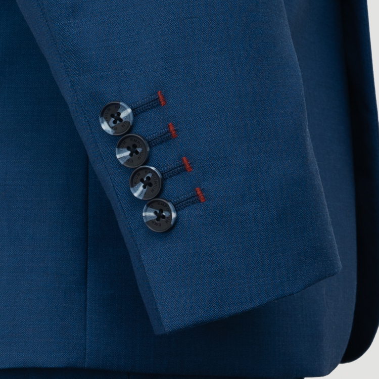 traje azul estructura labrada marca colletti slim 155164 AZUL PA 3
