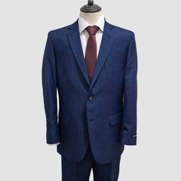 traje azul estructura labrada marca emporium cl sico 148596 243119 1