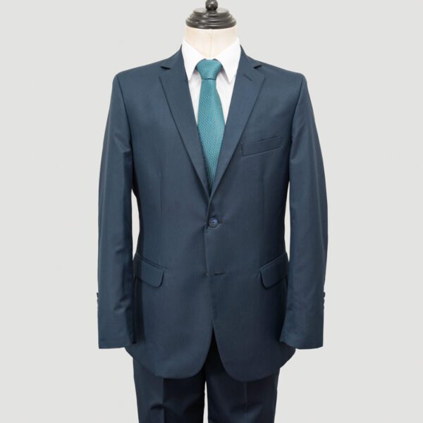 traje azul estructura labrada marca emporium cl sico 152779 AZUL 1