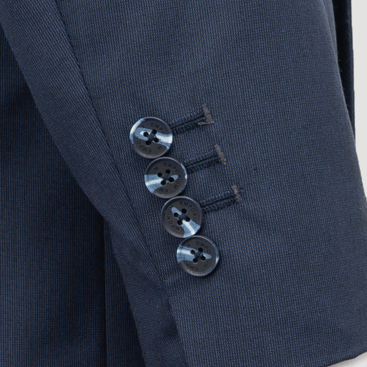 traje azul estructura labrada marca emporium cl sico 160150 AZUL 3