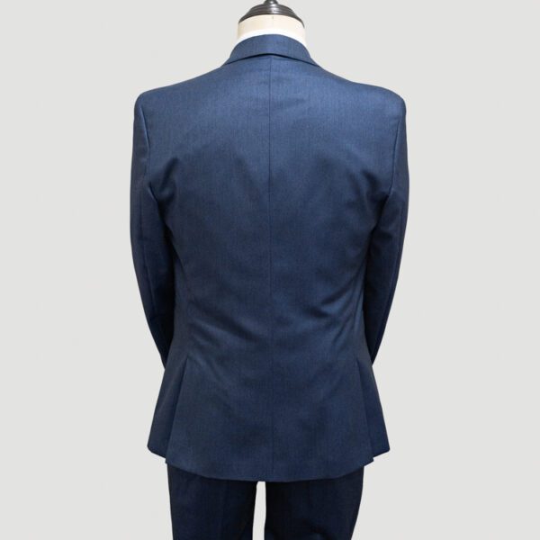 traje azul estructura labrada marca emporium slim 142685 AZUL 2