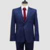 traje azul estructura labrada marca emporium slim 147438 AZUL 1