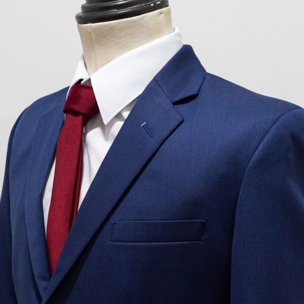 traje azul estructura labrada marca emporium slim 147438 AZUL 3