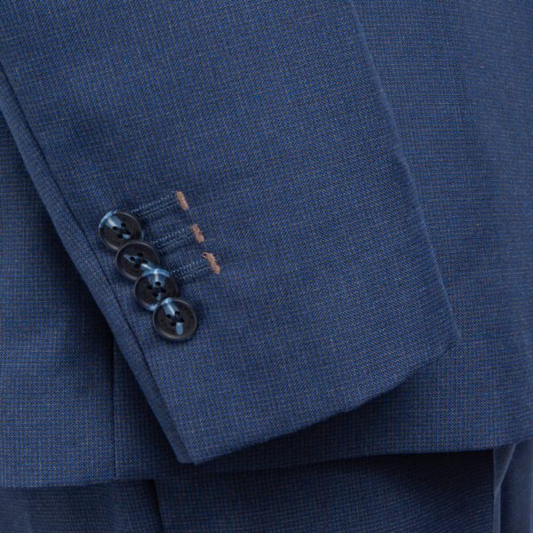 traje azul estructura labrada marca emporium slim 148291 AZUL 4