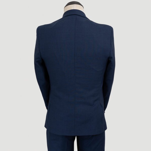 traje azul estructura labrada marca emporium slim 148686 AZUL 3