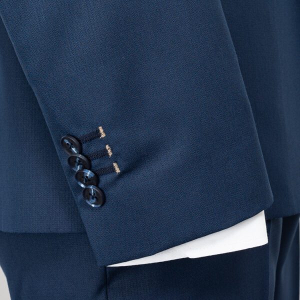 traje azul estructura labrada marca emporium slim 148858 AZUL 4