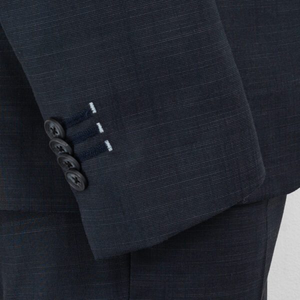 traje azul estructura labrada marca emporium slim 148871 AZUL 4