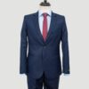 traje azul estructura labrada marca emporium slim 150545 AZUL 1