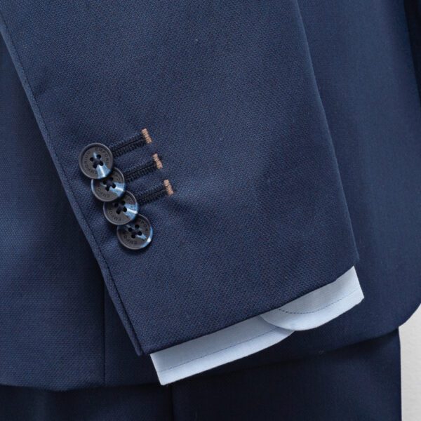 traje azul estructura labrada marca emporium slim 150545 AZUL 4