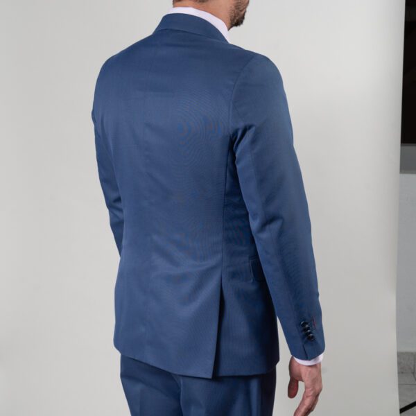 traje azul estructura labrada marca emporium slim 150560 AZUL 3