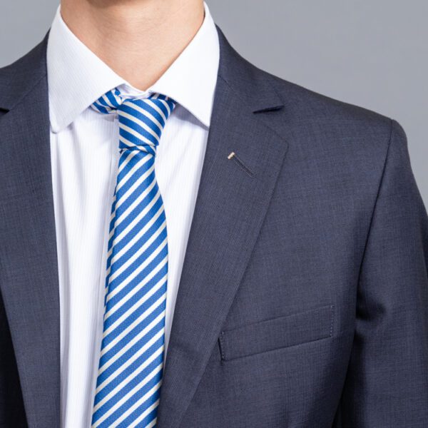 traje azul estructura labrada marca emporium slim 152813 AZUL 2