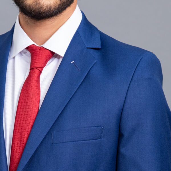 traje azul estructura labrada marca emporium slim 152826 AZUL 2