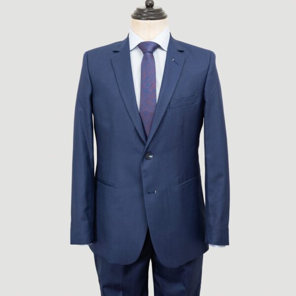 traje azul estructura labrada marca emporium slim 152839 AZUL 1