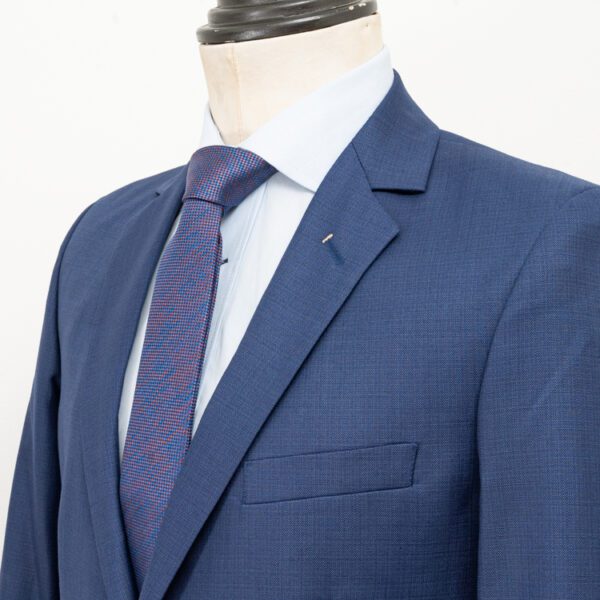 traje azul estructura labrada marca emporium slim 152839 AZUL 2