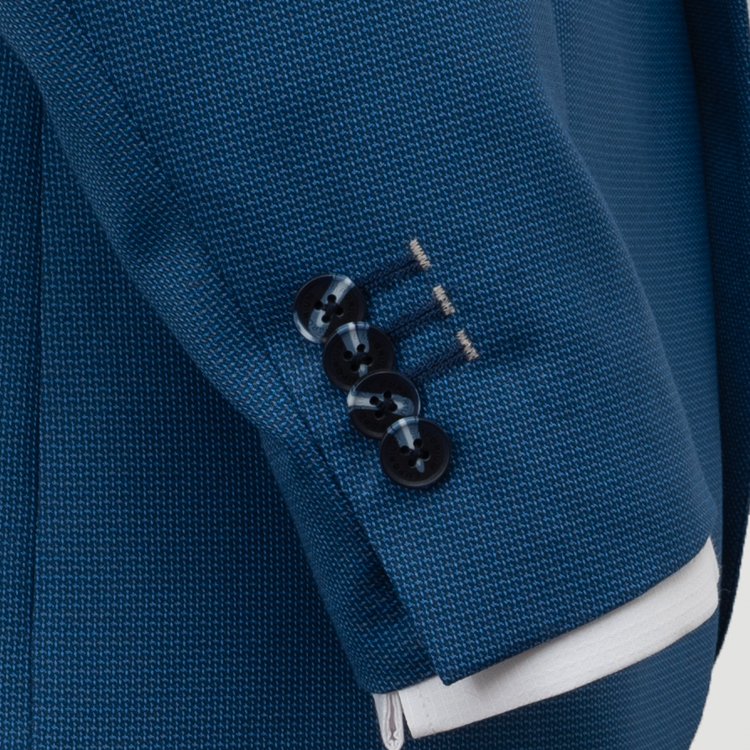 traje azul estructura labrada marca emporium slim 160143 AZUL 3