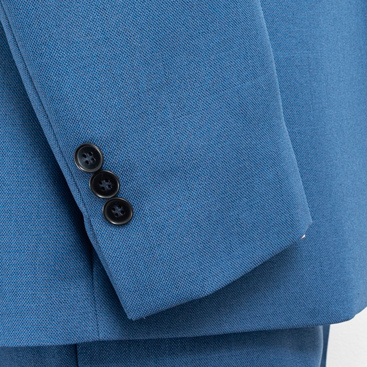 traje azul estructura labrada marca smart slim 144947 AZUL 4