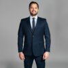 traje azul estructura plana marca colletti slim 155153 AZUL 1