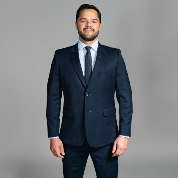 traje azul estructura plana marca colletti slim 155153 AZUL 1