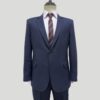 Traje azul estructura plana marca Smart slim | 135072