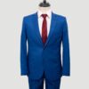 traje azul estructura plana marca smart slim 143617 AZUL 1