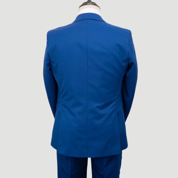 traje azul estructura plana marca smart slim 143617 AZUL 3