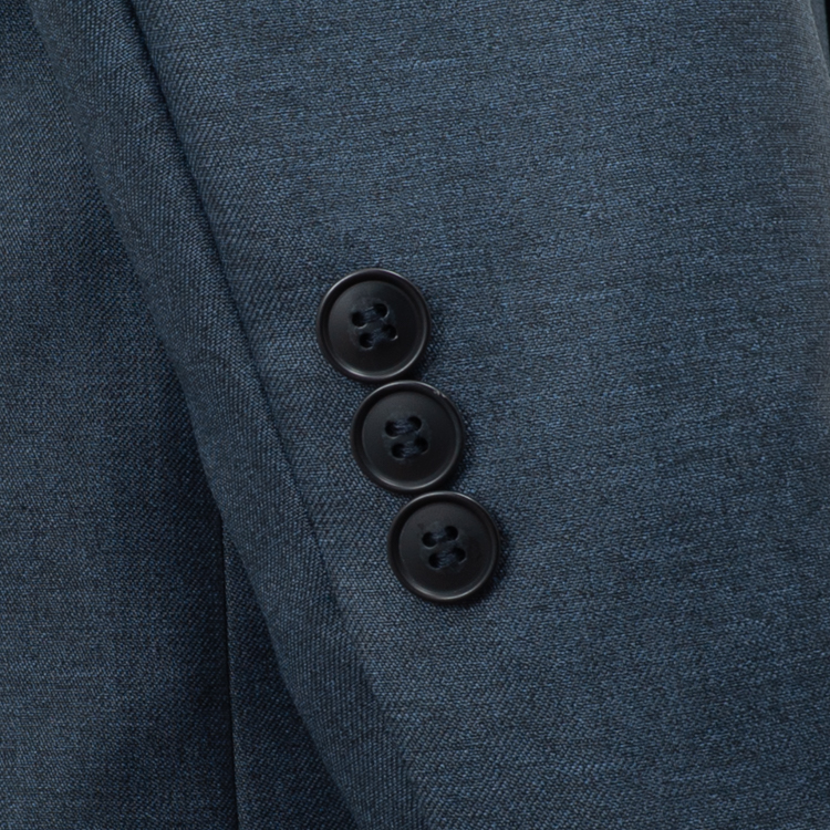 traje azul estructura plana marca smart slim 161184 AZUL 3