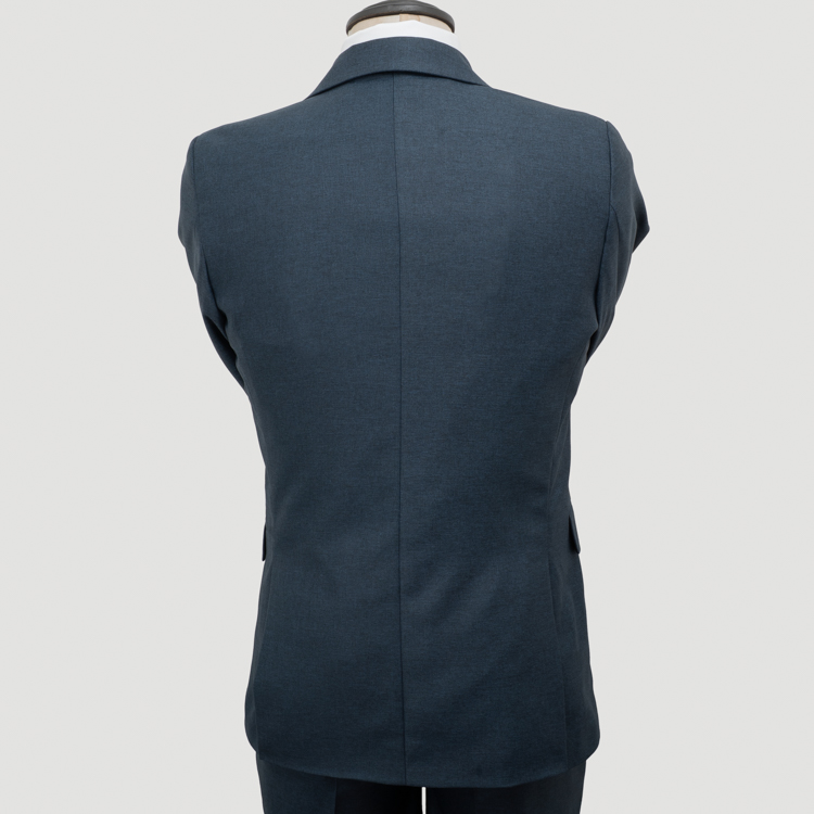 traje azul estructura plana marca smart slim 161184 AZUL 4