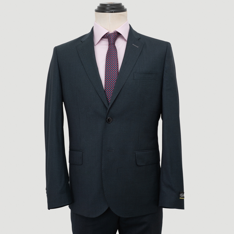 traje azul marino estructura plana marca colletti slim 162049 353008 1