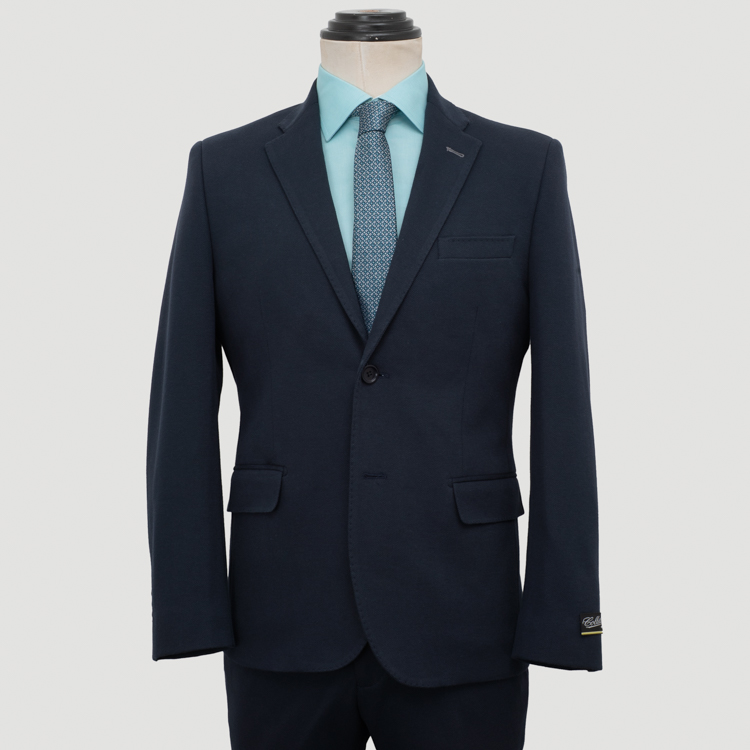 traje azul marino estructura plana marca colletti slim 162058 353007 1