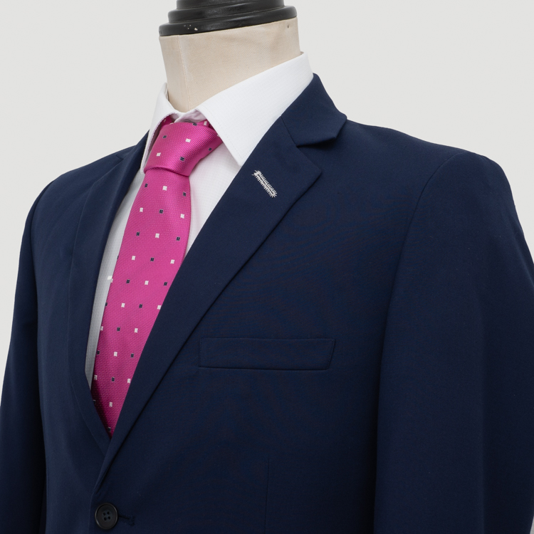 traje azul pa estructura labrada marca smart slim 161397 AZUL PA 2
