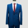 traje azul pavo estructura labrada marca smart slim 154655 AZUL PA 1