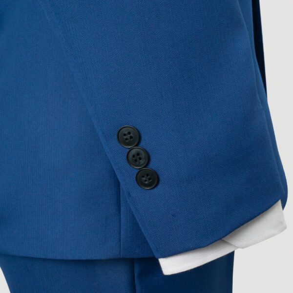 traje azul pavo estructura labrada marca smart slim 154655 AZUL PA 4