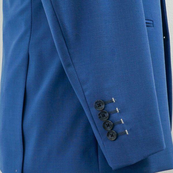 traje azul pavo estructura plana marca colletti slim 152892 AZUL PA 4